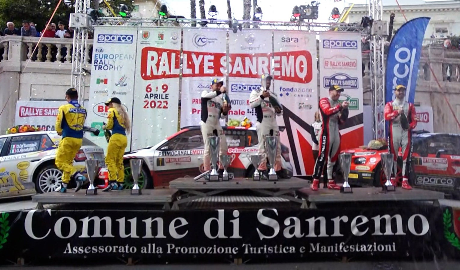 Andolfi vince il Rallye Sanremo 2022 - la premiazione